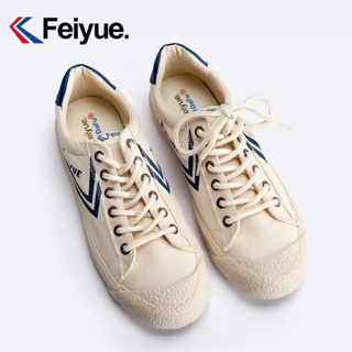 Feiyue รองเท้าผ้าใบลําลอง ข้อสั้น เข้ากับทุกการแต่งกาย แฟชั่…
