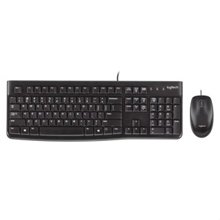 LOGITECH MK120 CORDED KEYBOARD AND MOUSE COMBO คีย์แคปไทย/อังกฤษ