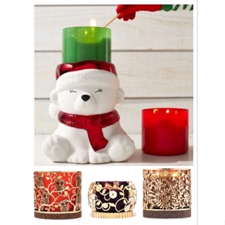 ของแท้Shopไทย/พร้อมส่ง Bath &amp; Body Works 3 Wick / Single Wick Candle Holder ที่วางเทียนหอม/เชิงเทียน