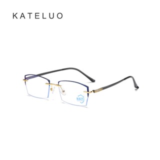 Kateluo แว่นตาออปติคอล ป้องกันแสงสีฟ้า สําหรับผู้ชาย และผู้หญิง R9001