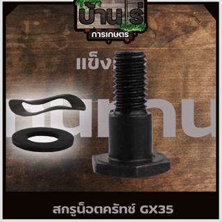 (น็อตครัช GX35 328) น๊อตยึดคลัช สกรูยึดคลัช เครื่องตัดหญ้า GX35 328 T200 ตรงรุ่น ใส่ได้ทุกยี่ห่อ มาตราฐาน