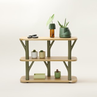 HARV x QUALY ชั้นวาง TREEVIVE Shelf รุ่น SS603  วางกาแฟ เครื่องเขียน ขายโดย Inhome Furniture