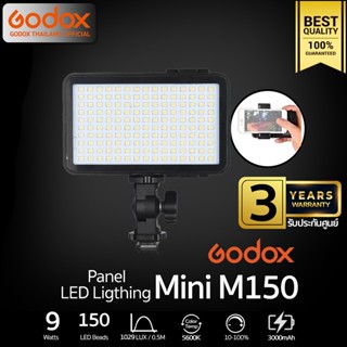 Godox LED M150 9W 5600K 3000mAh ( Mini Video Light ) - รับประกันศูนย์ GodoxThailand 3ปี