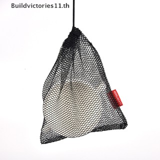 Buildvictories11 ถุงตาข่ายไนล่อน แบบผูกเชือก สําหรับเก็บช้อนส้อม หม้อ กระทะ กาต้มน้ํา