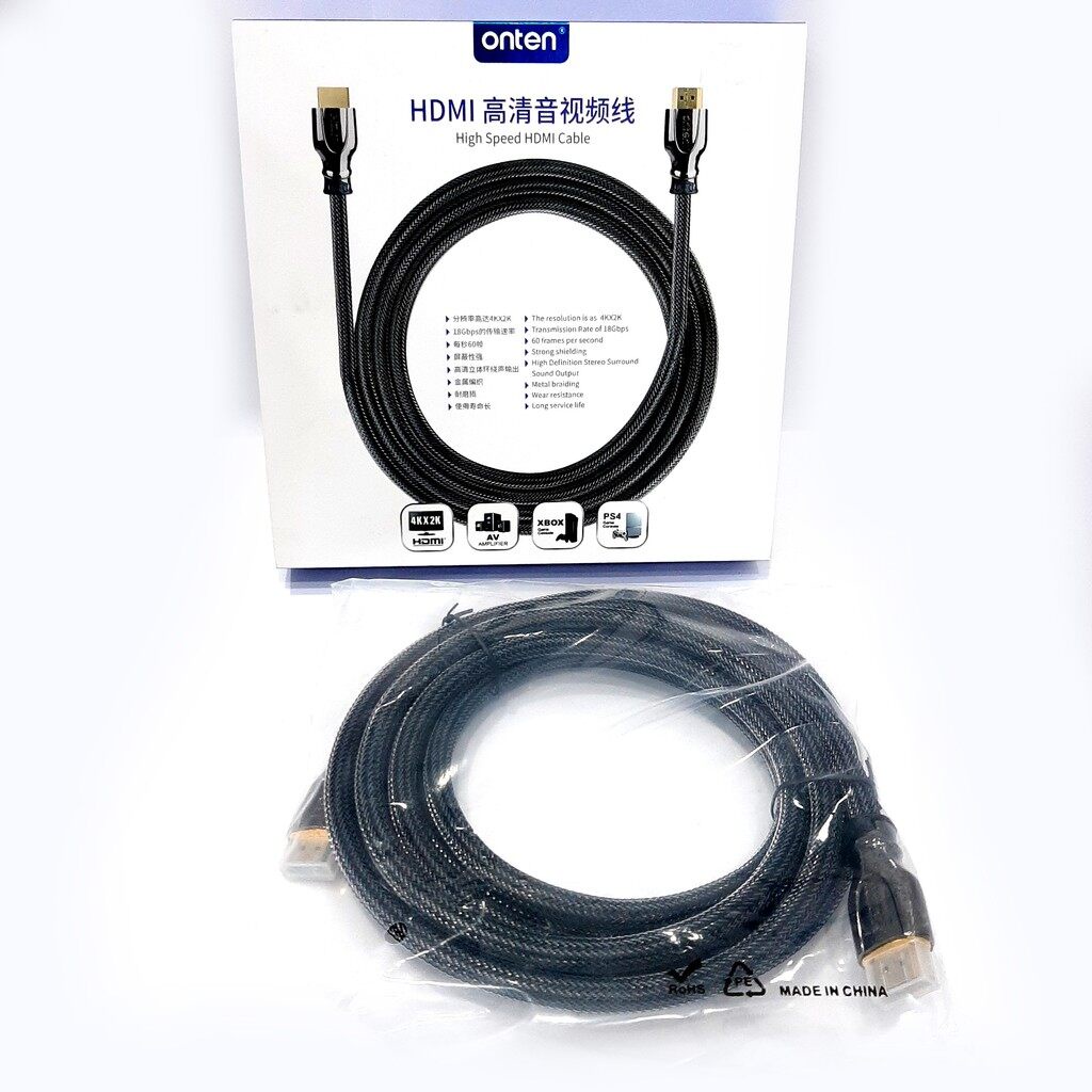 สาย HDMI Cable Onten 2.0 m HDMI To HDMI ความยาว 2 M