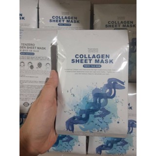 มาส์ก TENZERO COLLAGEN SHEET MASK 25ml. 1 แพ็ค(10แผ่น)