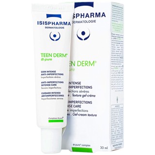 ISISPharma TEEN DERM Alpha-pure 30ml ครีมบำรุงสำหรับผิวที่มีสิวระดับรุนแรง มีปัญหาสิวเรื้อรัง