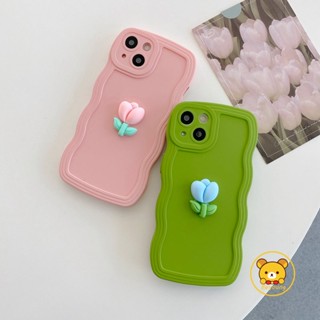 เคสโทรศัพท์มือถือ TPU ลายดอกทิวลิป สีแคนดี้ สําหรับ Vivo V25 Pro V23 Pro V23 5G V21 4G 5G Y76S Y33S 5G S1 Y20 Y20i Y20S Y20a Y11S Y12S Y77E 5G Y53 Y72 IQOO Z3