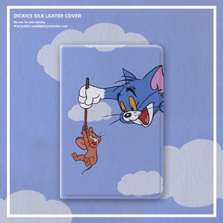 tom jerry เคสไอแพด mini 6 air 1/2/3 4/5 cartoon case 10.2 gen 7/8/9 10.9 gen10 เคส pro11 2021 เคส หลังใส มีช่องใส่ปากก