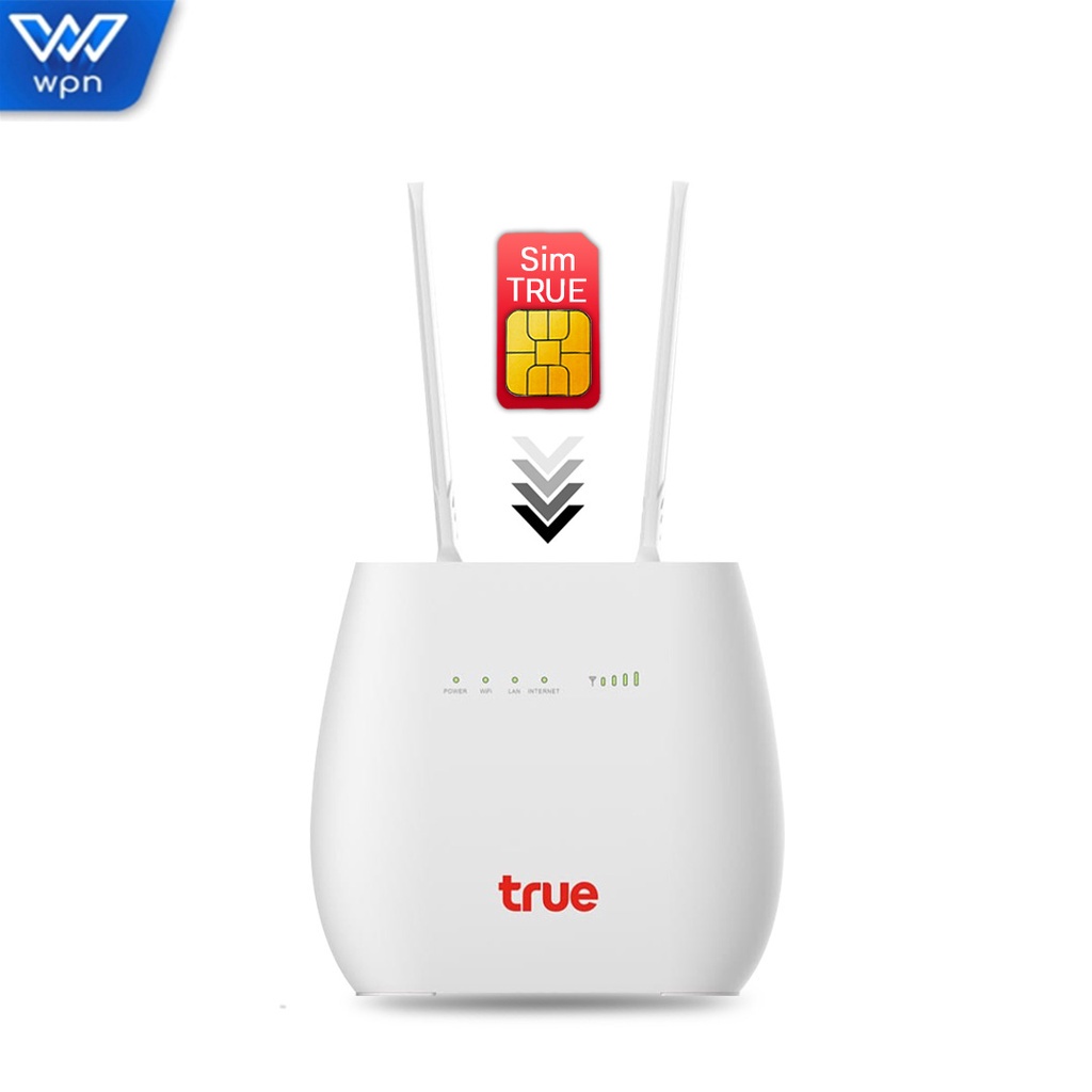 Router ใส่ซิมได้ True Wireless Broadband Plus T3 R520A รองรับเฉพาะซิมทรู ออกใบกำกับภาษีได้ สินค้ามีรับประกันจากศูนย์