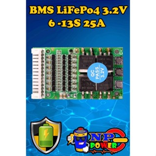 BMS 6-13S 25A LiFepo4 3.2V