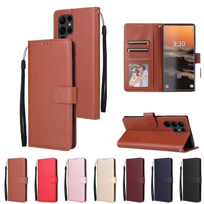 เคสหนังฝาพับ Samsung S24 FE S24 ultra s24 plus s24 S23 FE S23 ultra S23 plus S23 S22 ultra S22 plus S22 มีช่องใส่นามบัตร