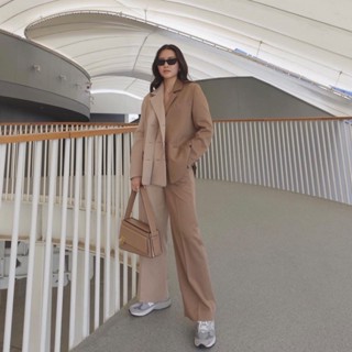 Salisa Oversized Two tone Blazer &amp; Pants L