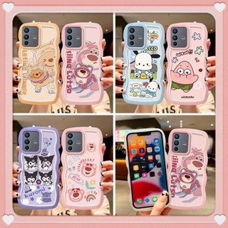 【Fashion】เคสวีโว่ v23 5g เคส vivo v23 เคสโทรศัพท์มือถือ แบบใส ลายการ์ตูนคลื่นใหญ่น่ารัก สําหรับ vivo v23