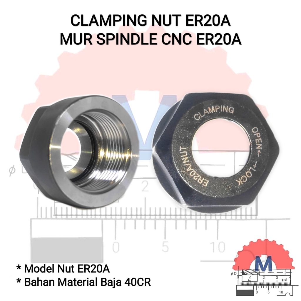 Clamping Nut collet chuck ER20 A CNC Spindle Nut ER20A
