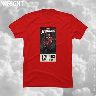 Marvel Spider-Man Vintage Ticket Label Unisex T-Shirt Short Sleeve T-Shirt