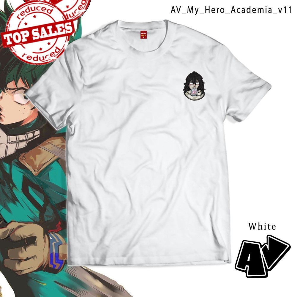 เสื้อคู่วินเทจ - เสื้อ AV Merch My Hero Academia เสื้อ Boku no Hiro Akademia ishirt ไอซาวะ Tshirt v_