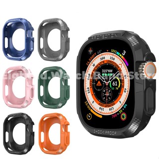 เคส TPU ทนทาน สําหรับ Apple Watch Series Ultra 8 7 6 SE 5 4 3 2 1 iWatch ขนาด 49 มม. 41 มม. 45 มม. 44 มม. 42 มม. 40 มม. 38 มม.