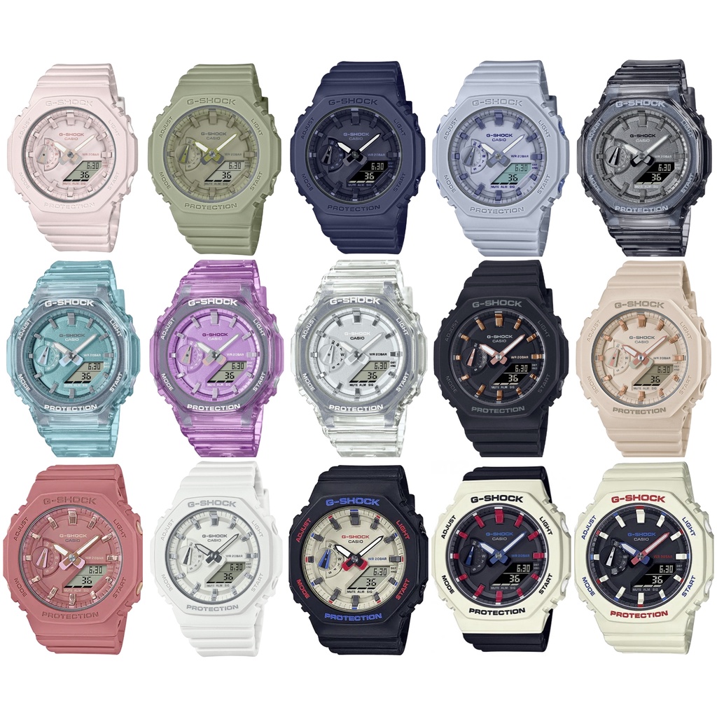 New G-shock Mini ผู้หญิง GMA-S2100 GMA-S2100SK GMA-S2100BA GMA-S140M แท้ศูนย์ 1 ปี(1.GMA-S2100BS-3A)