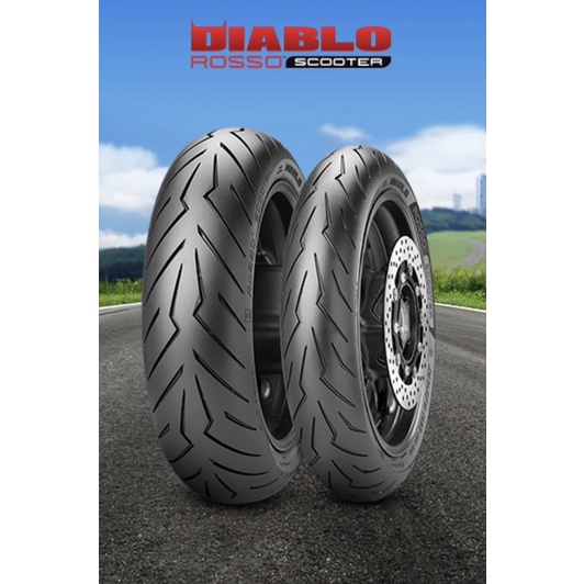 🔥[ราคาดีที่สุด]PIRELLI DIABLO ROSSO SCOOTER สำหรับ X-MAX และ FORZA