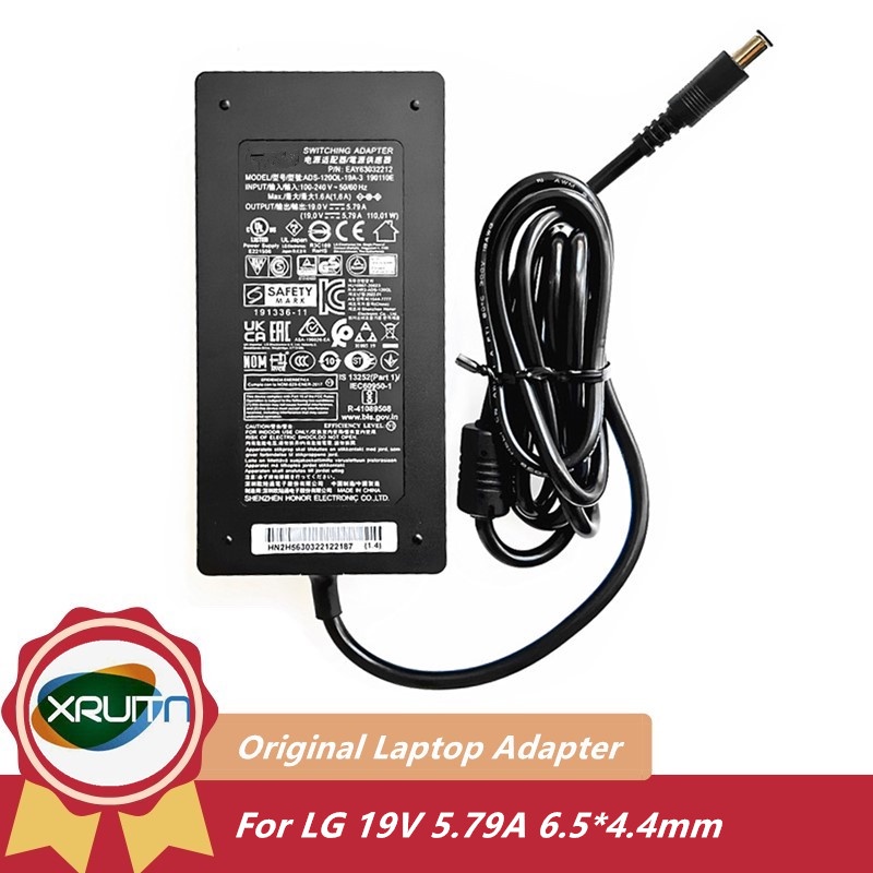 Original สําหรับ LG BFP100-27 34UC98 Switching AC Adapter Charger ADS-120QL-19A-3 190110E ADS-110CL-