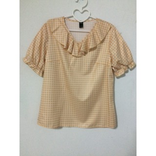 มือ 2 SHEIN เสื้อแฟชั่นลายสก๊อต