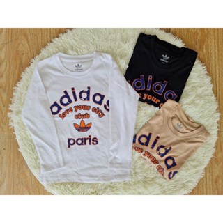 เสื้อยืดเด็กชาย แขนยาว สกรีนลาย  ผ้าคอลตอล 3 สี
