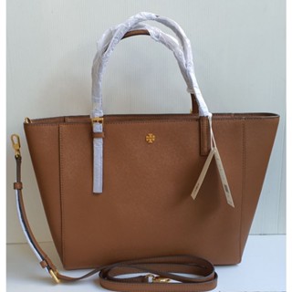 แท้!! กระเป๋าสะพายไหล่ crossbody ได้ Tory burch emerson saffiano small tote เลือกสีได้ ใหม่