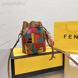 ☸In stockFENDI Women s Multi-Coloured Fabric Mini Bag With Box