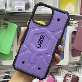 ใหม่ UAG เคสโทรศัพท์มือถือ แบบแม่เหล็ก กันกระแทก สีม่วง สําหรับ Iphone 14 13 12 Pro Max 14plus