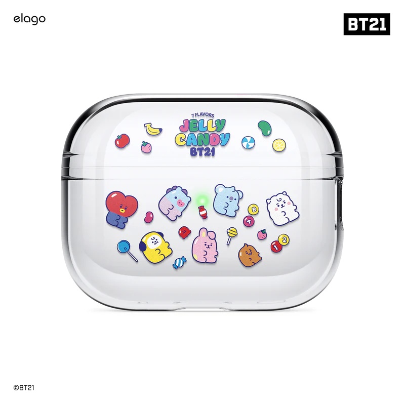 elago AirPods Pro2 BT21 Clear Case เคสใส ลิขสิทธิ์แท้จากตัวแทนจำหน่าย (สินค้าพร้อมส่ง)