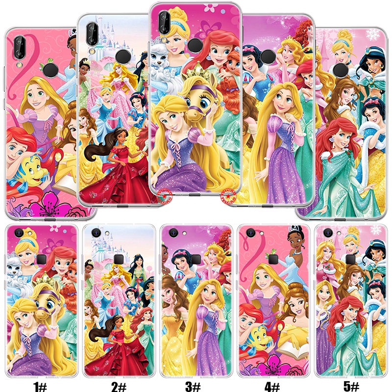 เคสโทรศัพท์สําหรับvivo Y11 Y12 Y15 Y17 Y19 Y20 Y30 Y50 Y53 Y55 Y55S Y69 Y71 Y81 Y81S XXM22 Disney Princess