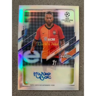 2020-21 Topps Chrome UEFA Marlos Refractor Auto Autograph #CA-MAR