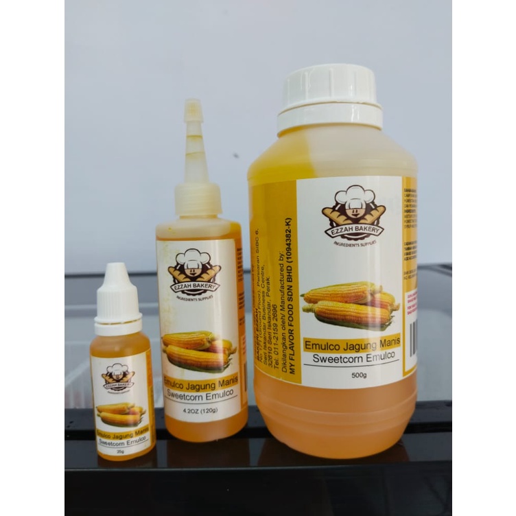 ข้าวโพดหวาน Emulco Jagung Manis Emulco 25gm 120gm 500gm ตรา My Flavour