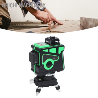 Orichi Machinery Laser Leveler 12 Lines Green Beam High Visibility IP54 3D Precise Self Leveling Tool 100‑240V