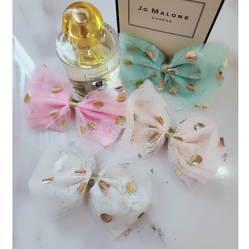 [ของเล่น RCL] 女童波马点丝发夹不头发die 发饰