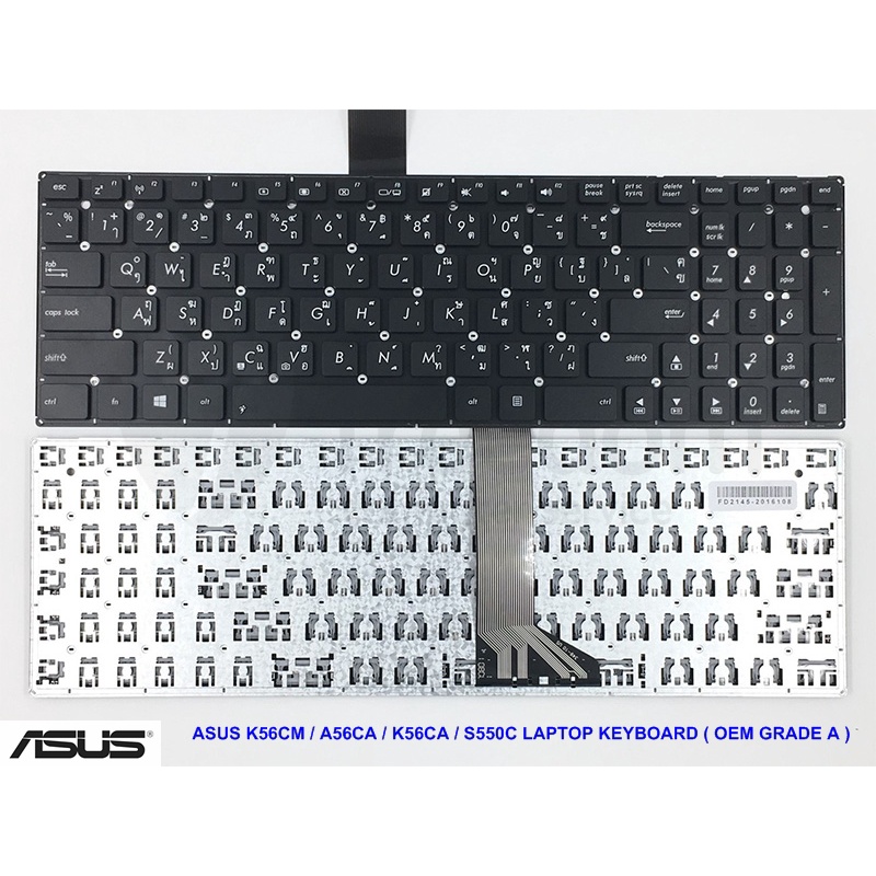 แป้นพิมพ์แล็ปท็อป ASUS K56CM/ A56CA/ K56CA/ S550C ( OEM GRADE A )