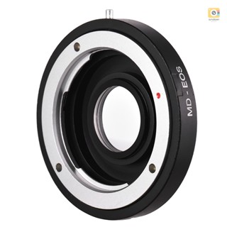 MD-EOS Lens Mount Adapter Ring with Corrective Lens for Minolta MD Lens to Fit for  EOS EF Camera Focus Infinity