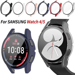 เคสกระจก และเคส สําหรับ Samsung Galaxy Watch 5 44 มม. 40 มม. Samsung Galaxy Watch5 40 มม. 44 มม.