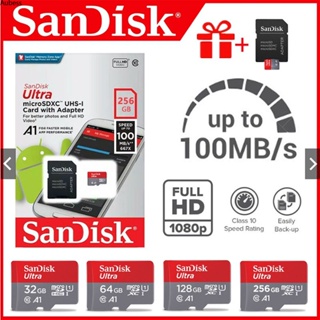 Aubess Sandisk การ์ดหน่วยความจำ Micro Card 1024Gb 512Gb 256Gb 128Gb 64Gb 16Gb Class10 Sd การ์ดการ์ดหน่วยความจำ