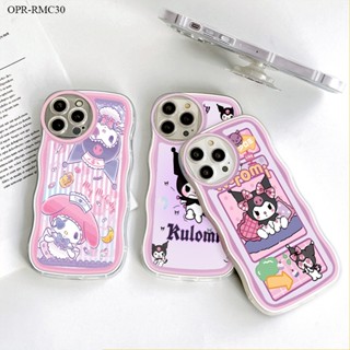 Realme C35 C33 C30 C31 เคสเรียวมี สำหรับ Case Cartoon Cute Kuromi With Free Holder เคส เคสโทรศัพท์ เคสมือถือ Full Back Cover Soft Cases Shockproof Casing Protective Shell