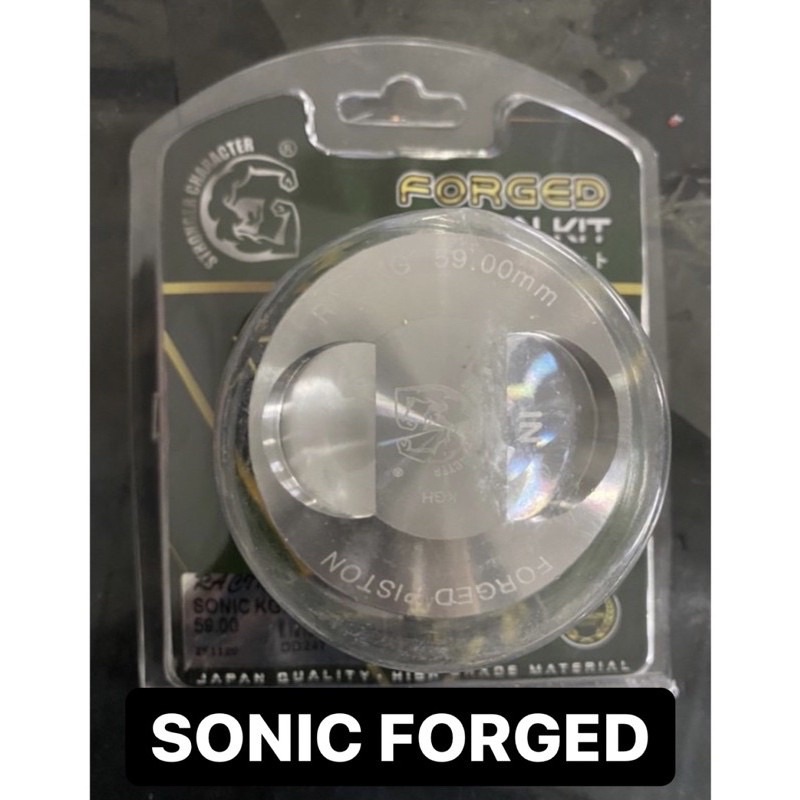 SONIC FORGED PISTON ชุด TAIKOM KGH 53 มม.54 มม.55 มม.56 มม.57 มม.58 มม.59 มม.TAIKOM STRONGER CHARACT