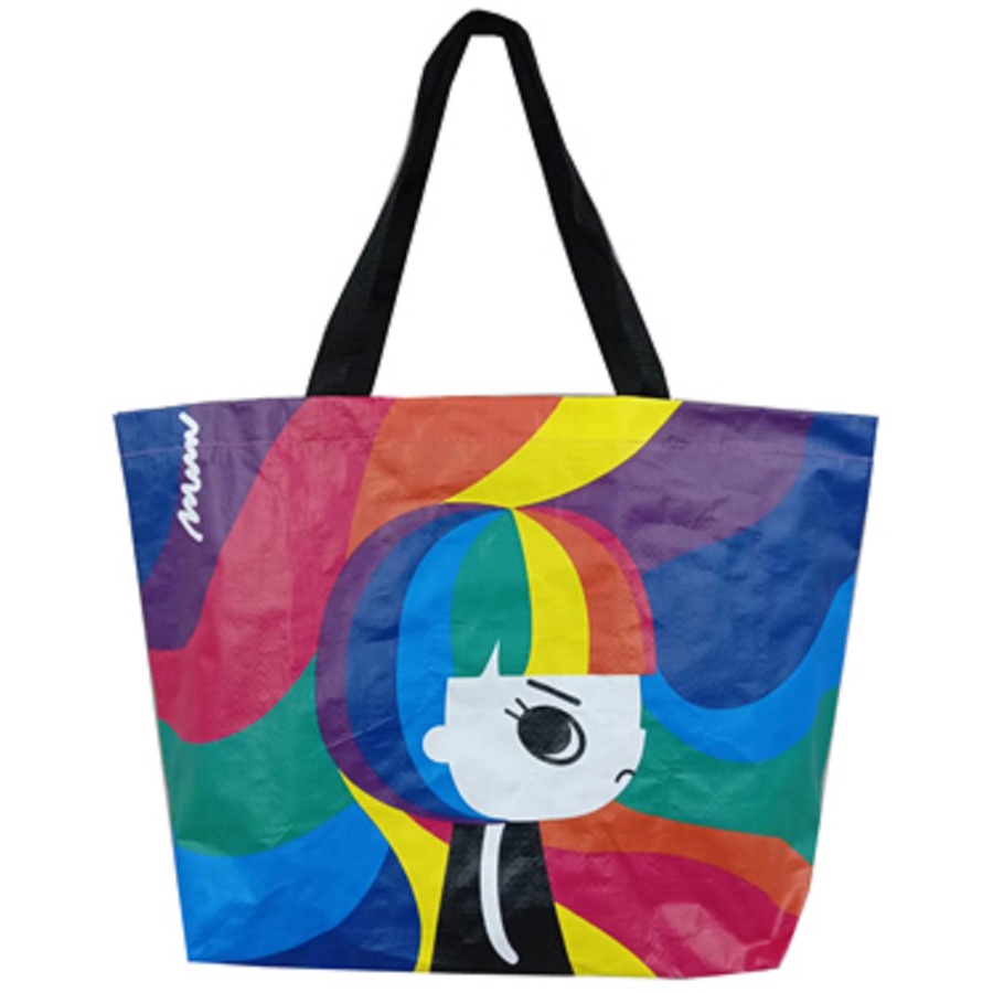 Mimi Big Bag กระเป๋าช้อปปิ้ง เบา สบาย พกพาง่าย จุของได้เยอะ (A9X1PI)