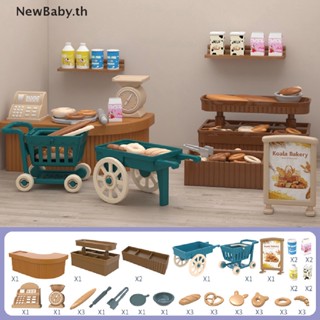 Newbaby ชุดเฟอร์นิเจอร์จิ๋ว 1:12 สําหรับตกแต่งบ้านตุ๊กตา ห้องครัว ห้องน้ํา