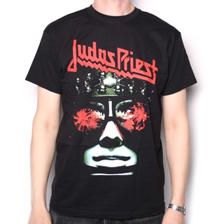 Qiuy5 [พร้อมส่ง] เสื้อยืดผ้าฝ้าย 100% พิมพ์ลาย Old Skool Hooligans Judas Priest Hell Bent โอเวอร์ไซซ์ ไซซ์ XS-6XL สําหรั