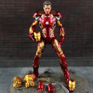 โมเดลฟิกเกอร์ Pvc อนิเมะ Marvel The Avengers Iron Man Mk43 Ironman ของเล่นสําหรับเด็ก