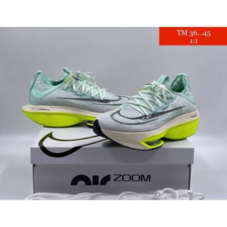 รองเท้าผ้าใบ🛒🛒New Zoom Alphafly next % (36…….45) ใส่ออกกำลังกาย งานHiend 1:1 (อุปกรณ์ครบ)