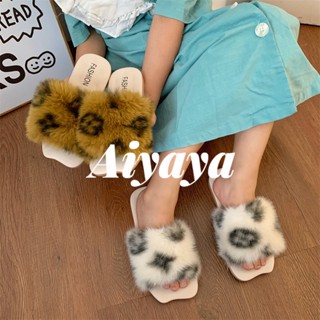 Aiyaya รองเท้าเด็ก รองเท้าแตะเด็กผู้หญิง  สไตล์หรูหรา สวมใส่สบาย（423）