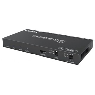 NEXIS 18GBPS HD 1X2 SPLITTER WITH VIDEO SCALER/AUDIO EXTRACT รุ่น HSP102A