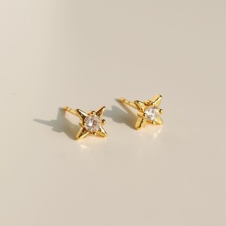 RINDA.STUDIO - Starry star stud (ต่างหูแป้น)